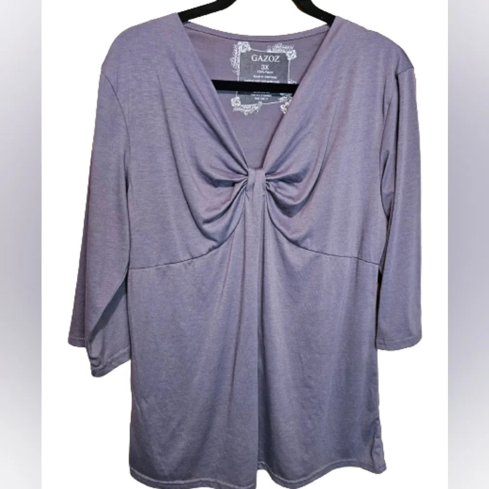Gazoz Grey Blouse.  NWT